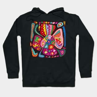 Abstract floral Hoodie